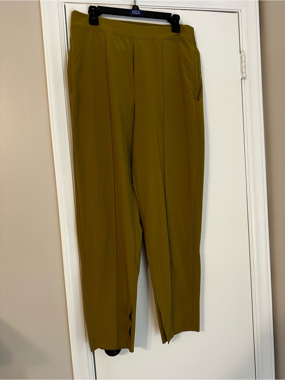 Athleta olive/tan pants - size 12